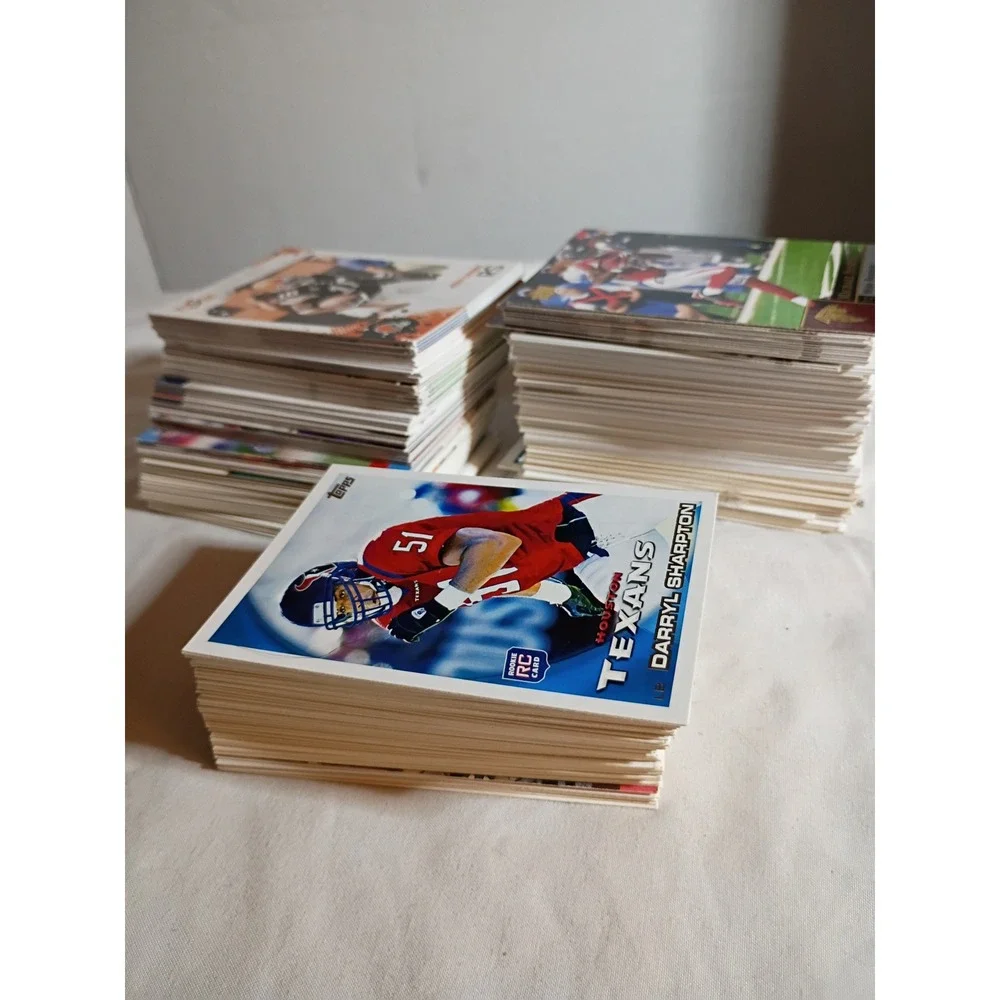 NFL Football Cards Bulk Lot Topps Upper Deck Rookie Cards miscellaneous 200 plus